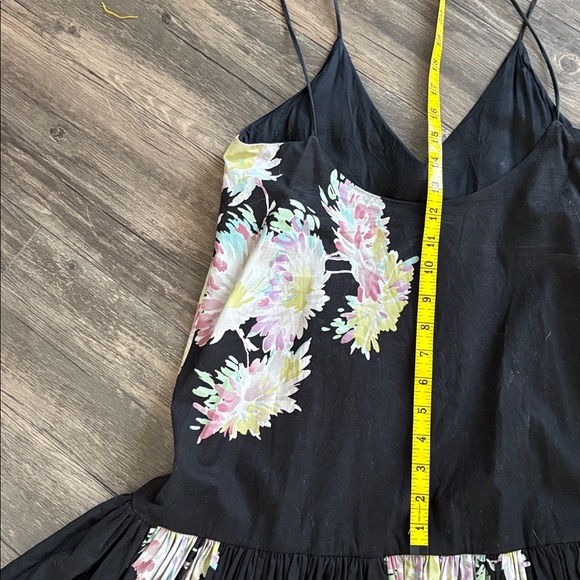 Vintage Dries Van Noten Black Dress with Floral Patterns - Picture 7 of 9